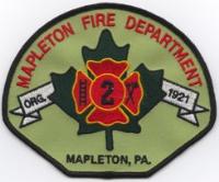 Mapleton Fire Logo